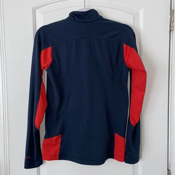 Scott 1/4 zip fleece pullover base layer mock t neck shirt S - Picture 3 of 8